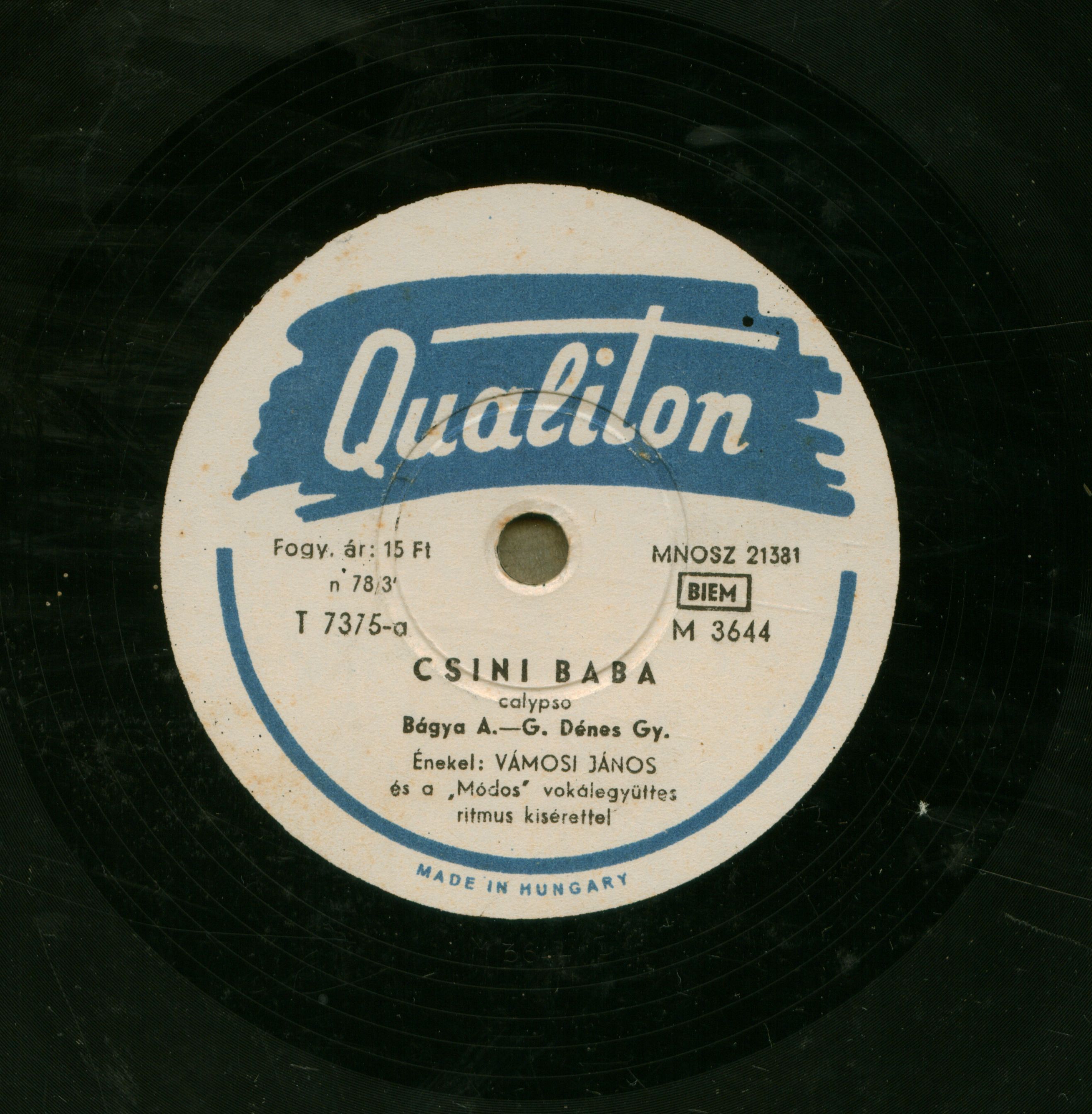 Csini baba calypso